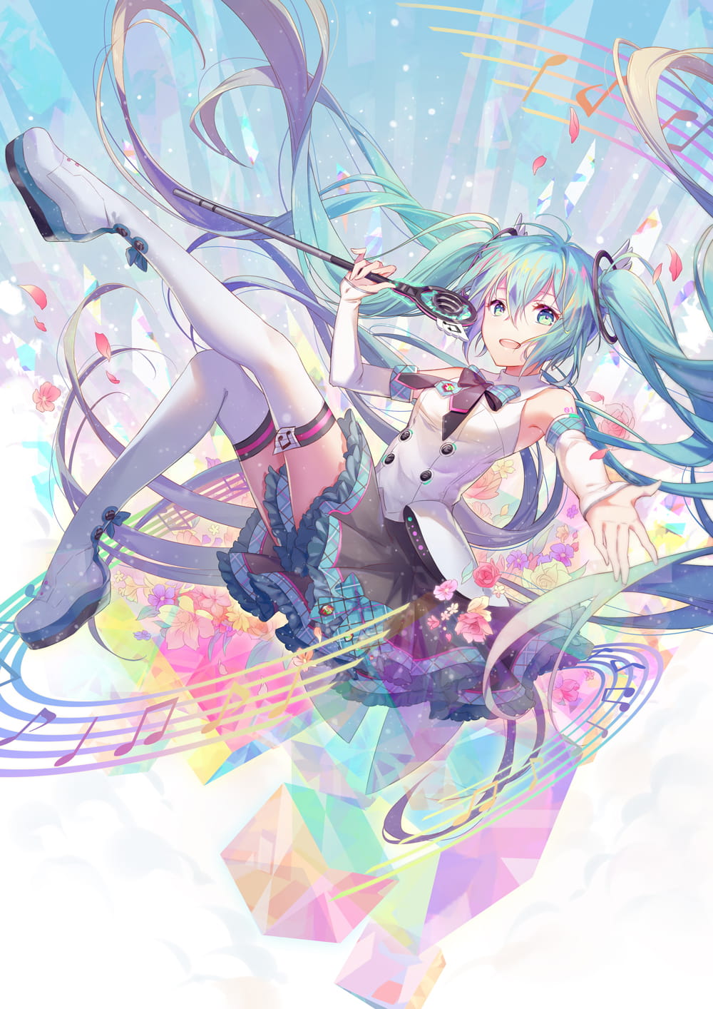 初音未来,39日,手机壁纸,桌面