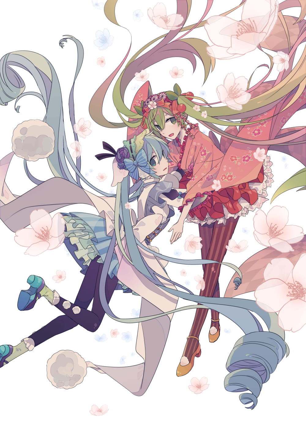 初音未来,39日,手机壁纸,桌面