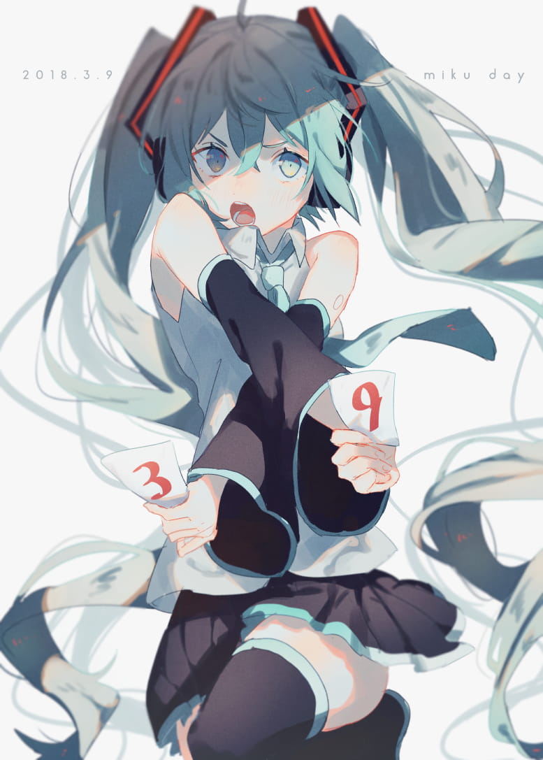 初音未来,39日,手机壁纸,桌面