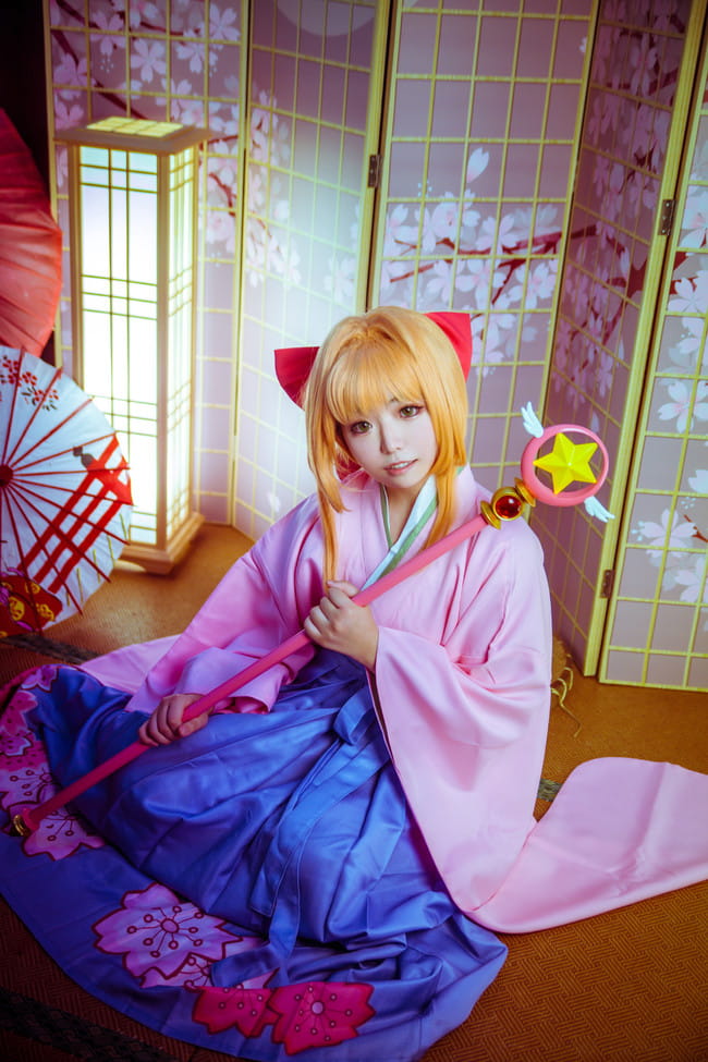 木之本樱,赏樱,生日贺片,cosplay 