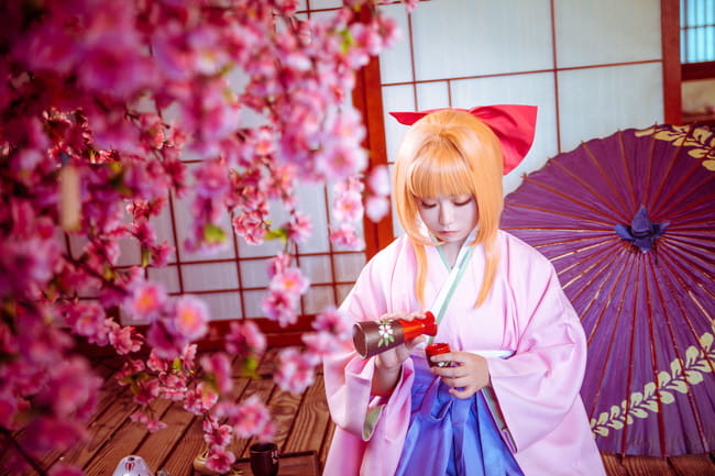 木之本樱,赏樱,生日贺片,cosplay 