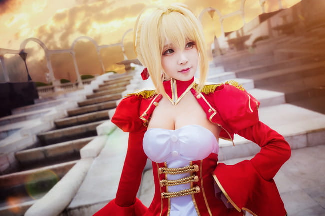 fgo,尼禄战斗服,cosplay