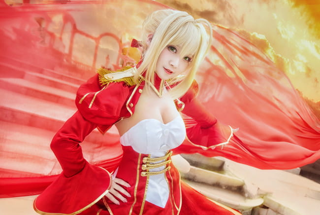 fgo,尼禄战斗服,cosplay