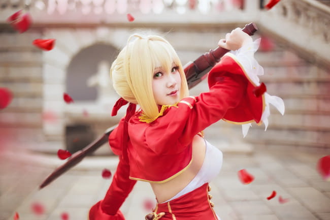 fgo,尼禄战斗服,cosplay