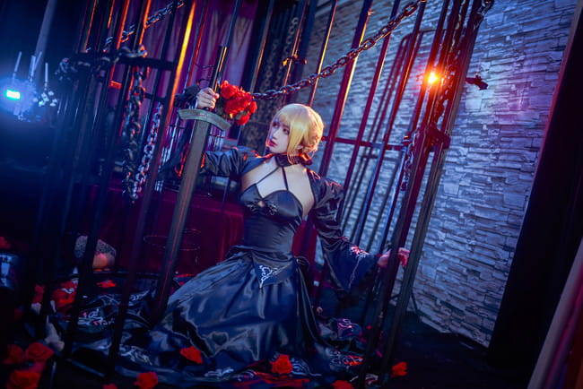 Fate/Grand O,黑saber,cosplay