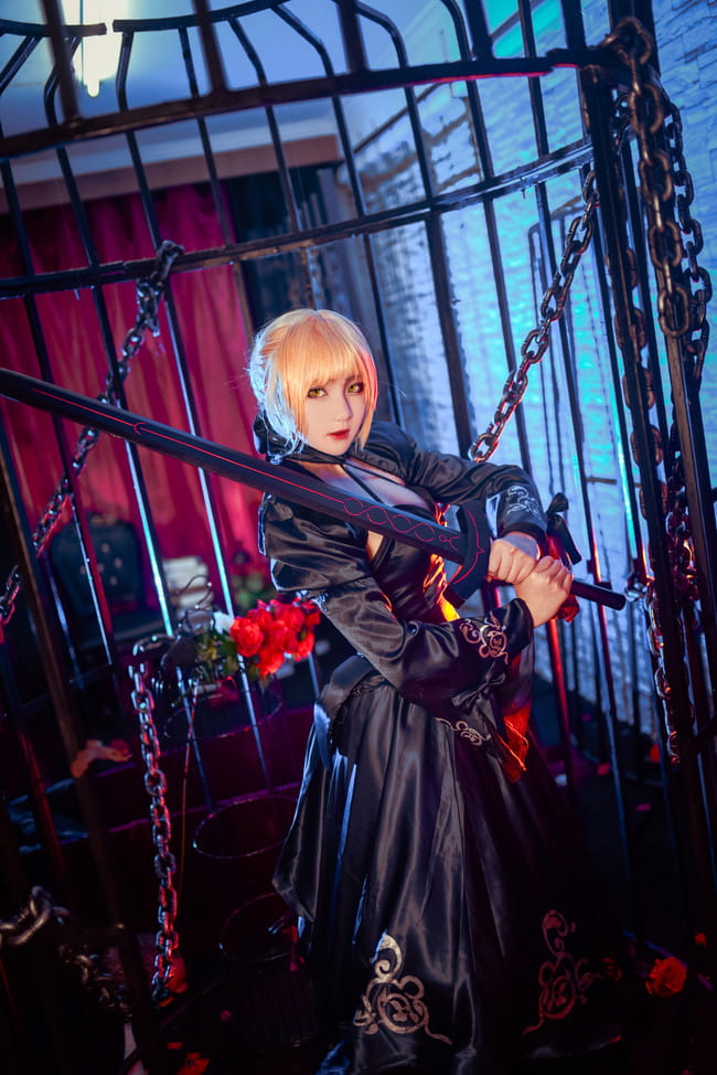 Fate/Grand O,黑saber,cosplay