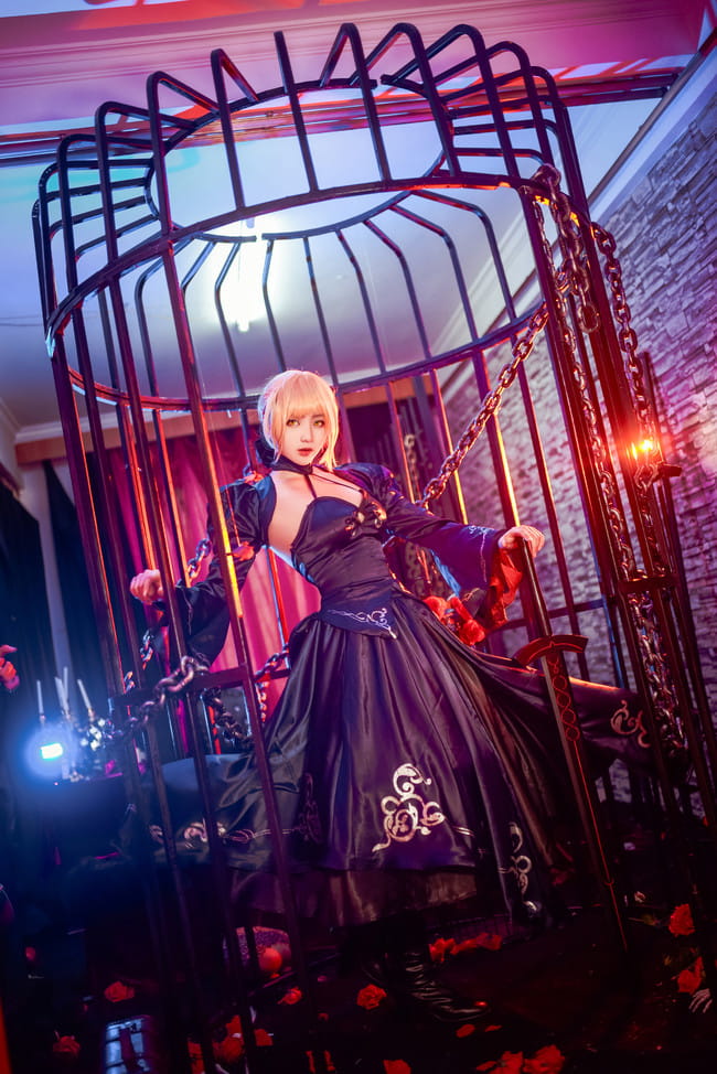 Fate/Grand O,黑saber,cosplay