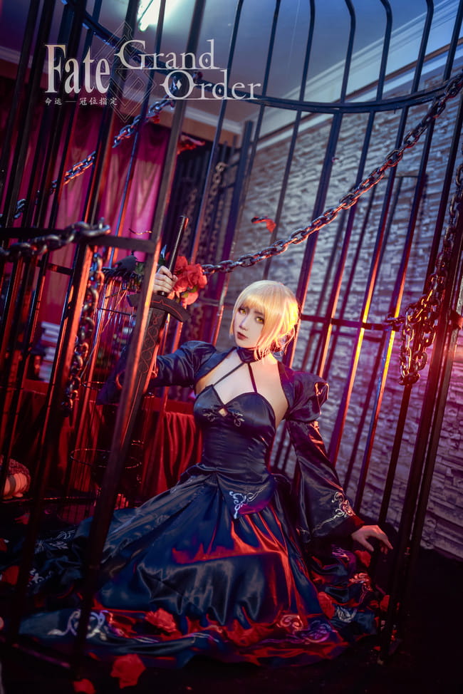 Fate/Grand O,黑saber,cosplay