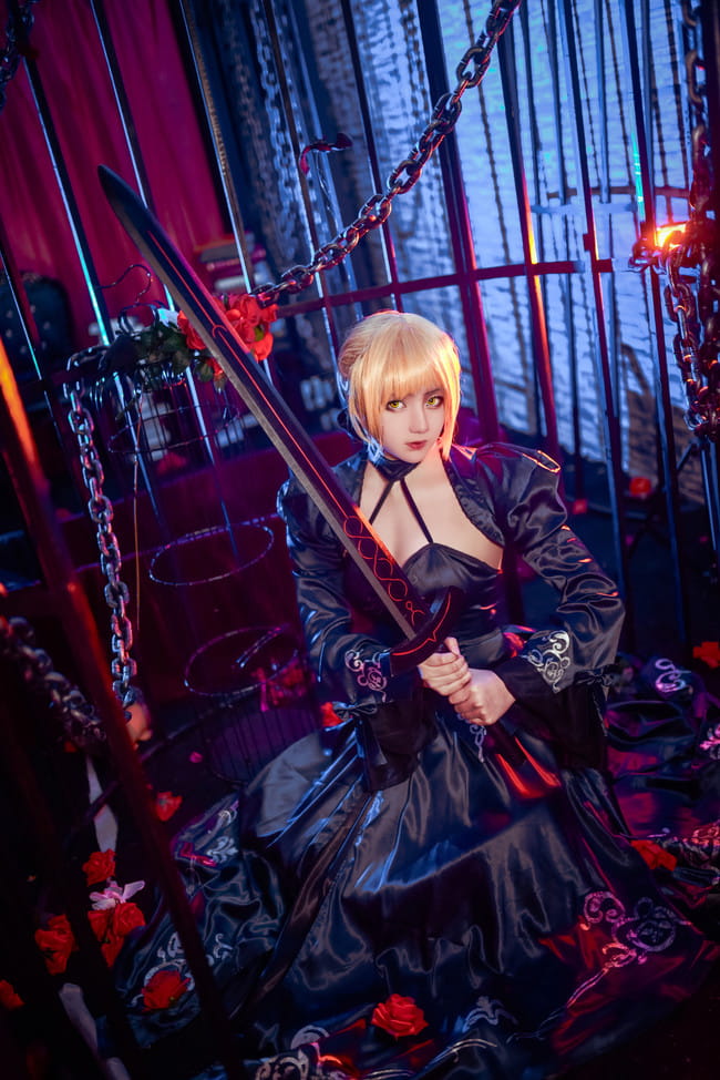 Fate/Grand O,黑saber,cosplay