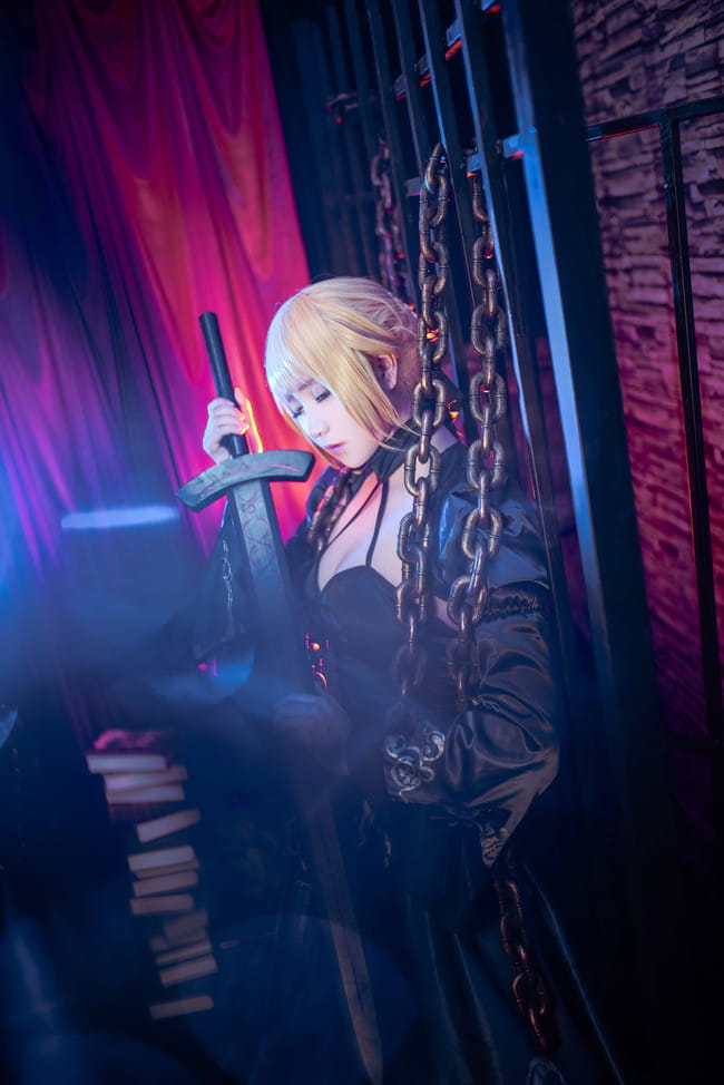 Fate/Grand O,黑saber,cosplay