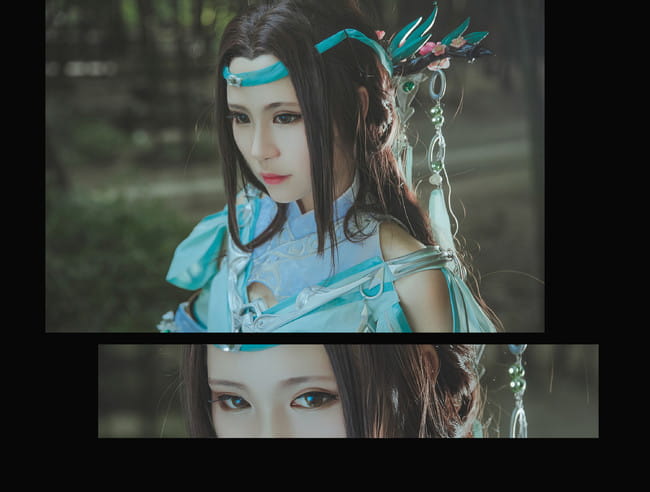 剑侠情缘网络版叁,雪河琴娘,coser-轻离