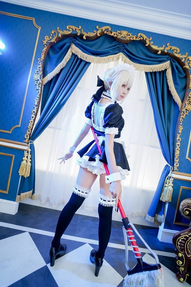 Fate,阿尔托利亚,女仆,cosplay