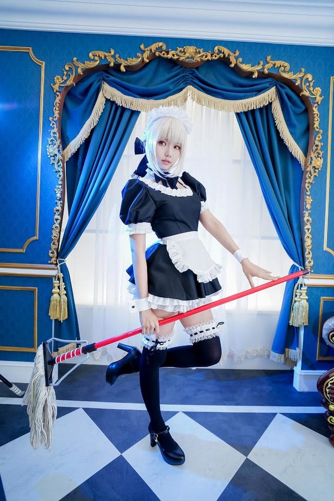 Fate,阿尔托利亚,女仆,cosplay