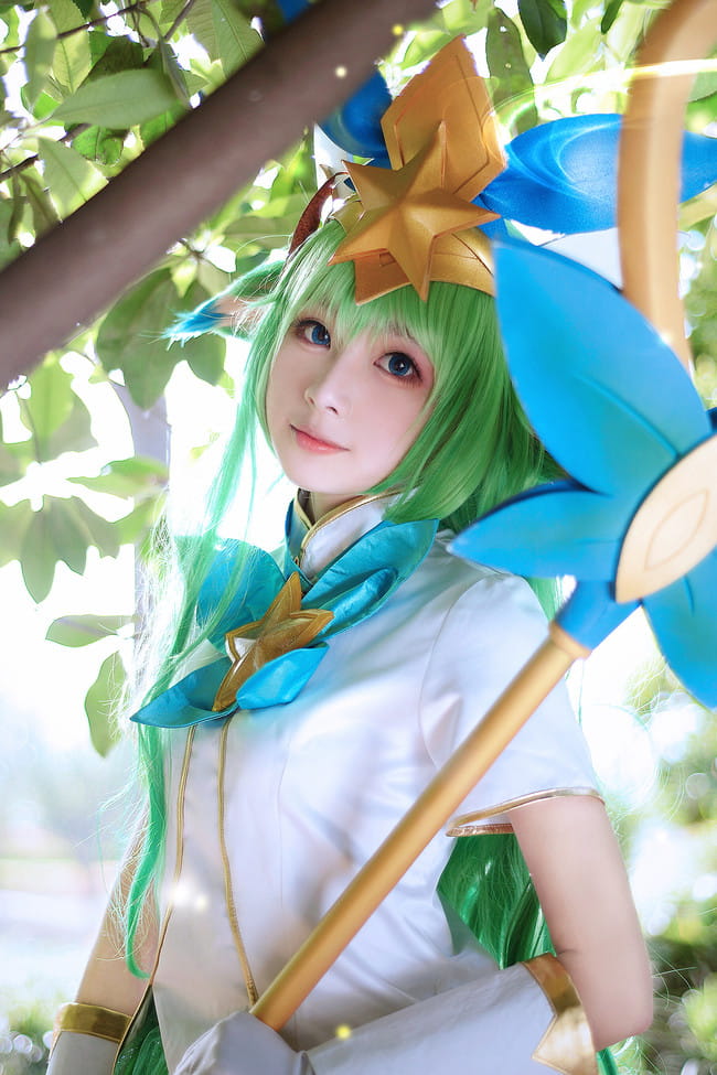 英雄联盟cos,璐璐cos,仙灵女巫cos,cosplay图片