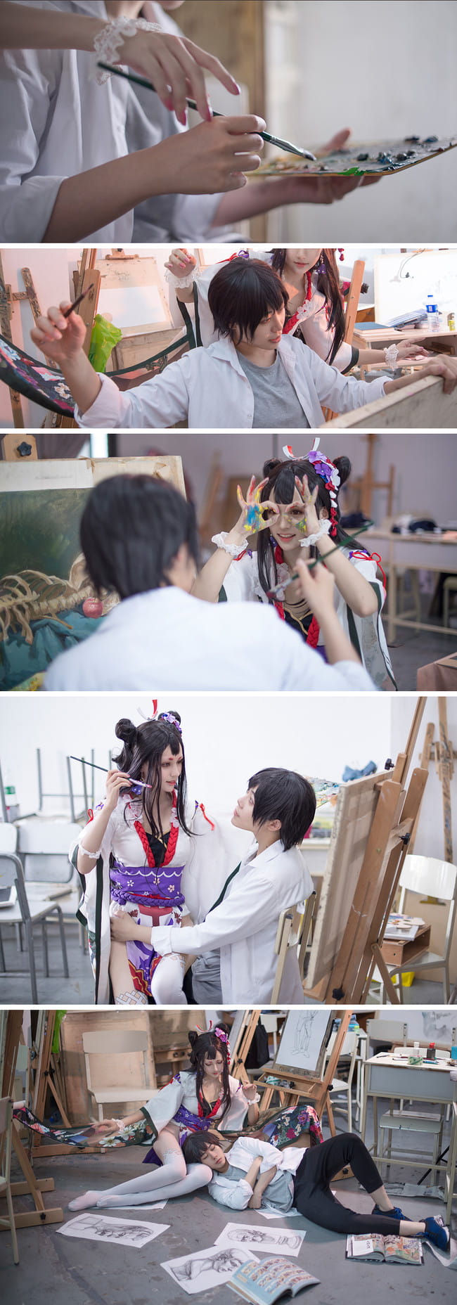 网易手游阴阳师.花鸟卷cos,cosplay图片