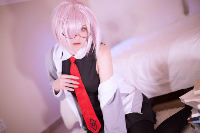 Fate/Grand Order 盾娘玛修cos,cosplay图片