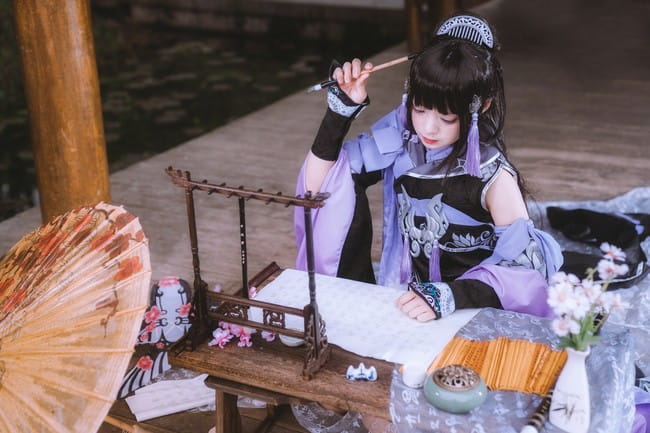 剑三,万花双人,cosplay