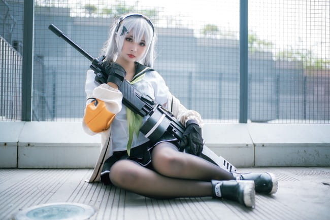 少女前线,黑丝御姐,cosplay