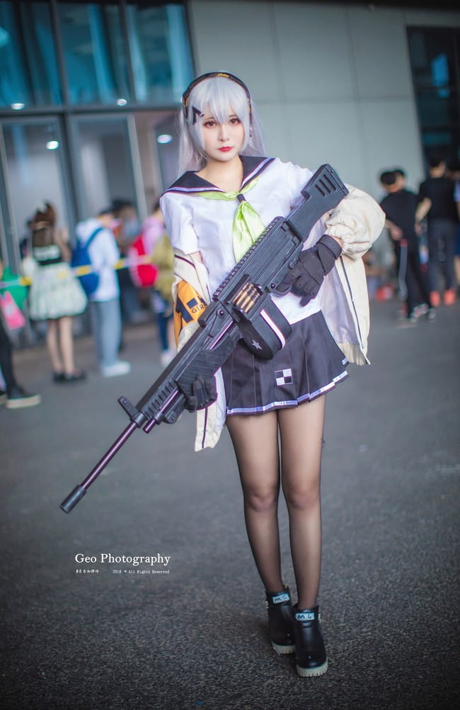 少女前线,黑丝御姐,cosplay