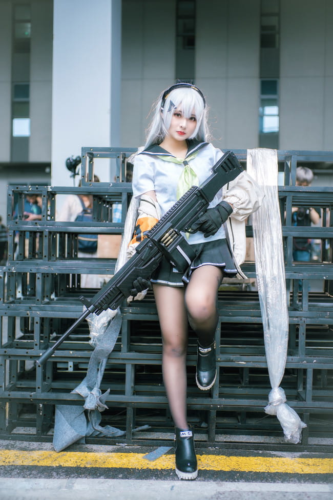 少女前线,黑丝御姐,cosplay