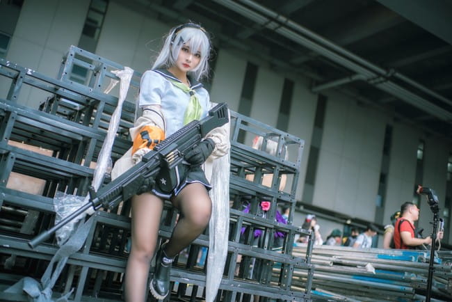 少女前线,黑丝御姐,cosplay