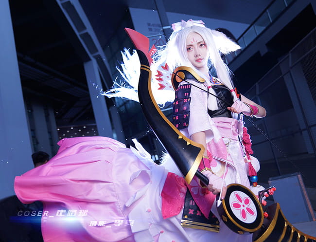 阴阳师,决战平安京,白狼,cosplay