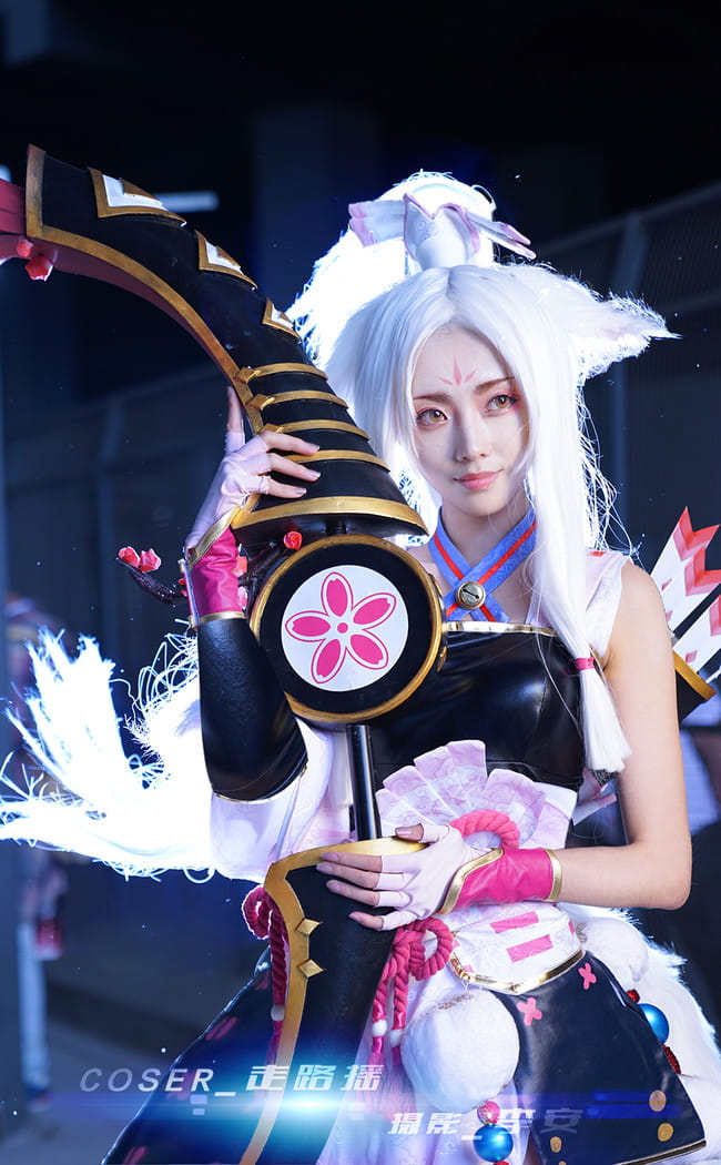 阴阳师,决战平安京,白狼,cosplay