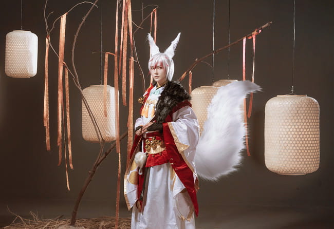 网易手游阴阳师,妖狐,cosplay图片