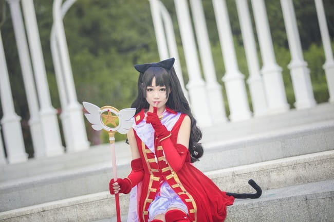 魔法少女伊莉雅,远坂凛cos,羽天Shine