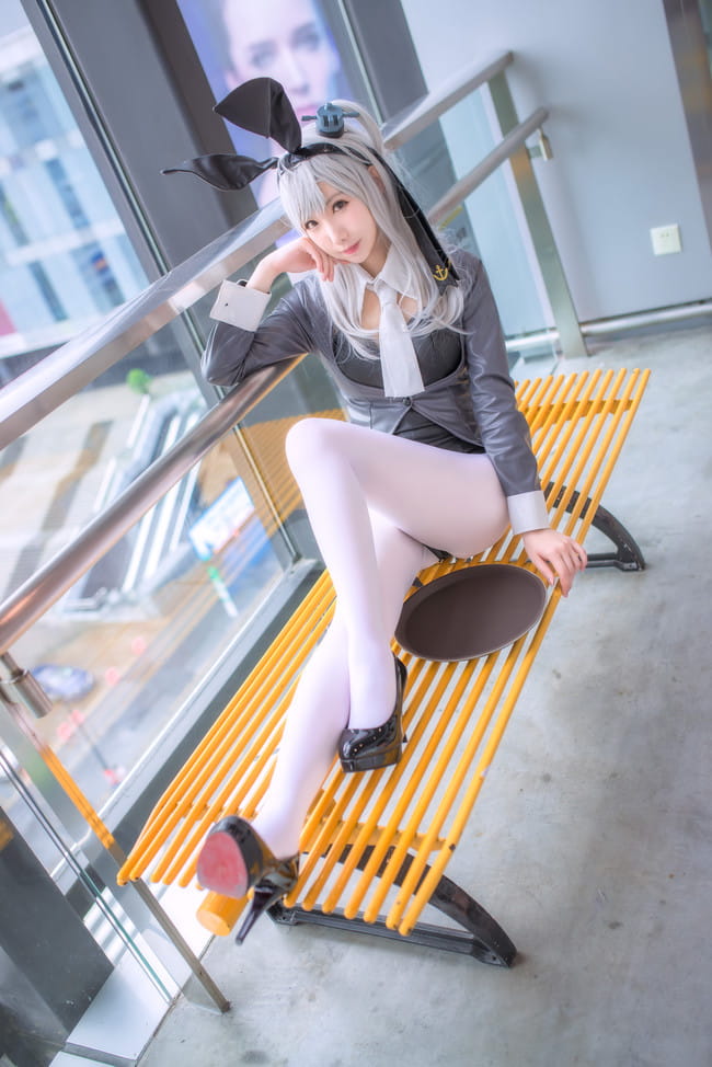 舰队Collection ,白丝,兔女郎,cosplay