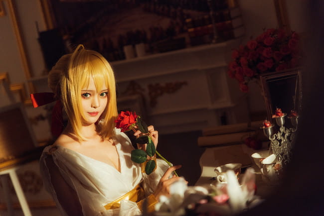 Fate/Extra,尼禄睡衣cos,静缘缘缘缘