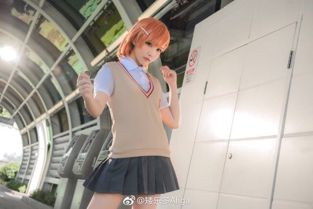 电击文库零境交错,科学超电磁炮,御坂美琴,cosplay