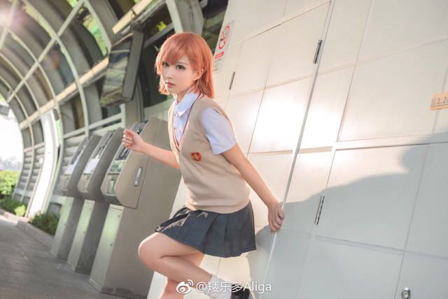 电击文库零境交错,科学超电磁炮,御坂美琴,cosplay