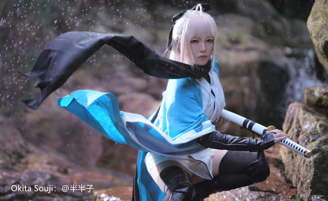 Fate/Grand Order,冲田总司cos,半半子