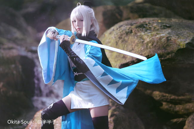 Fate/Grand Order,冲田总司cos,半半子