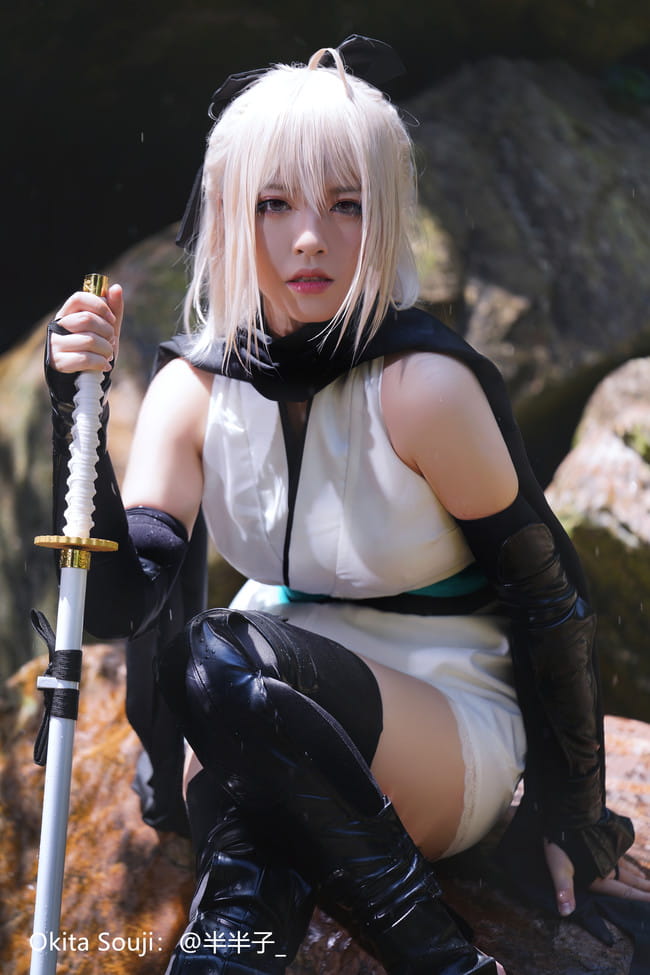 Fate/Grand Order,冲田总司cos,半半子