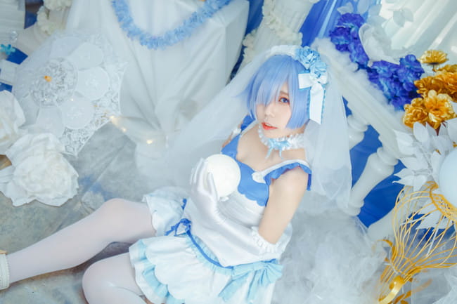 Re:从零开始的异世界生活,蕾姆花嫁cos,夜玲