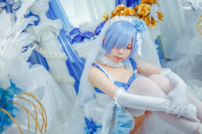 Re:从零开始的异世界生活,蕾姆花嫁cos,夜玲