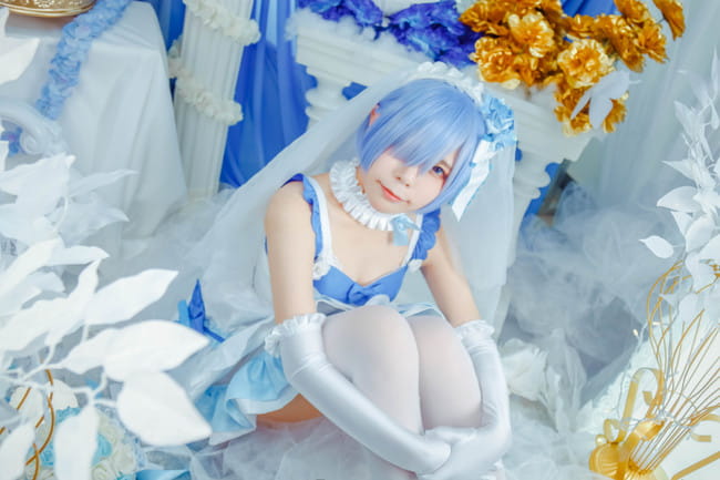 Re:从零开始的异世界生活,蕾姆花嫁cos,夜玲