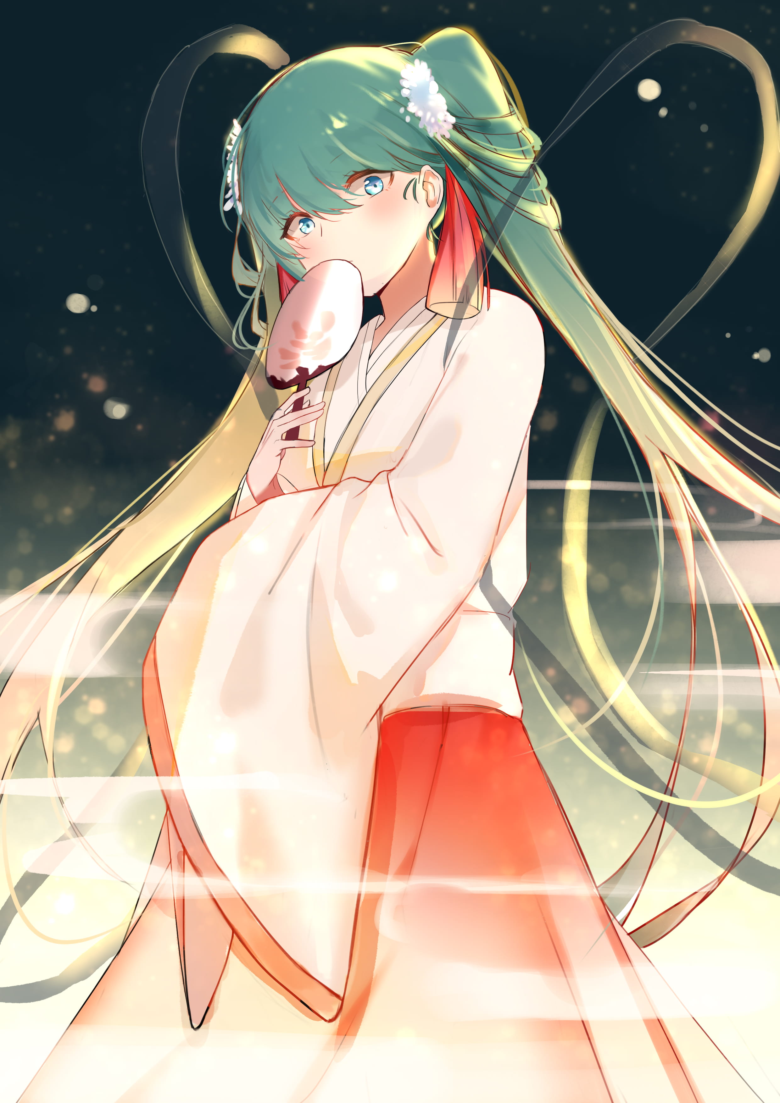 中秋初音,初音未来,中秋节,二次元萌图