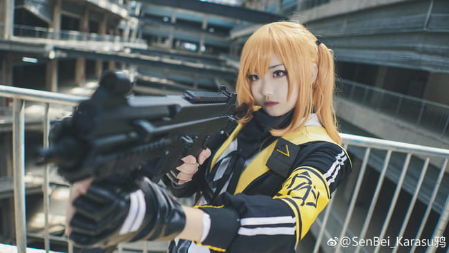 少女前线,双马尾,枪械少女,cosplay