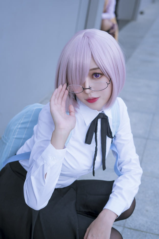 Fate,马修,黑丝,学妹,cosplay