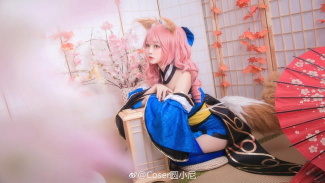 Fate,玉藻前cos,coser圆小尼