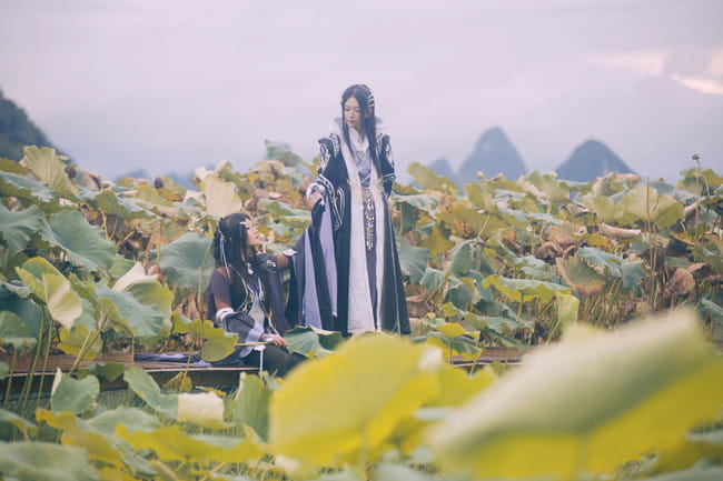 剑侠情缘网络版叁,万花,双花,cosplay