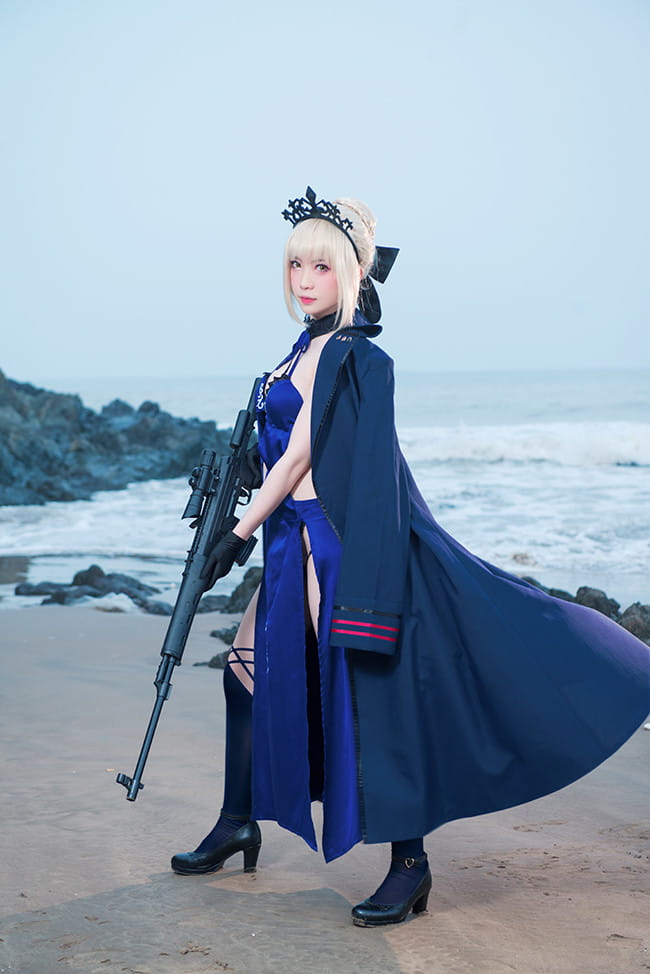 Fate/Grand Order,阿尔托利亚,Alter,泳装,COS,COSPLAY