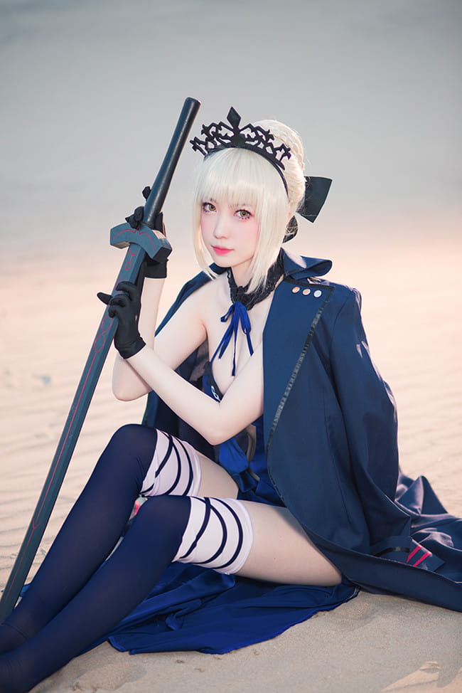 Fate/Grand Order,阿尔托利亚,Alter,泳装,COS,COSPLAY