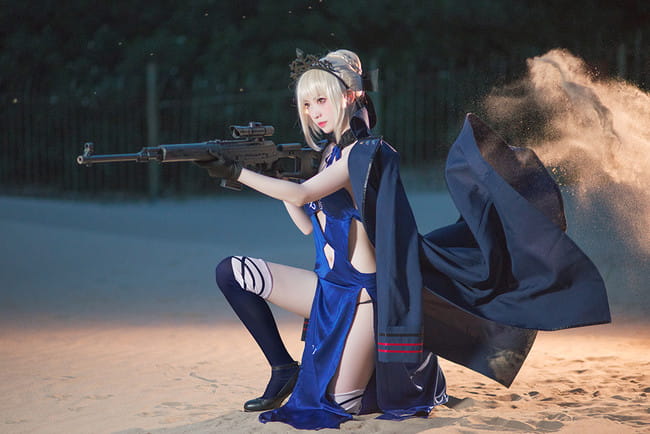 Fate/Grand Order,阿尔托利亚,Alter,泳装,COS,COSPLAY