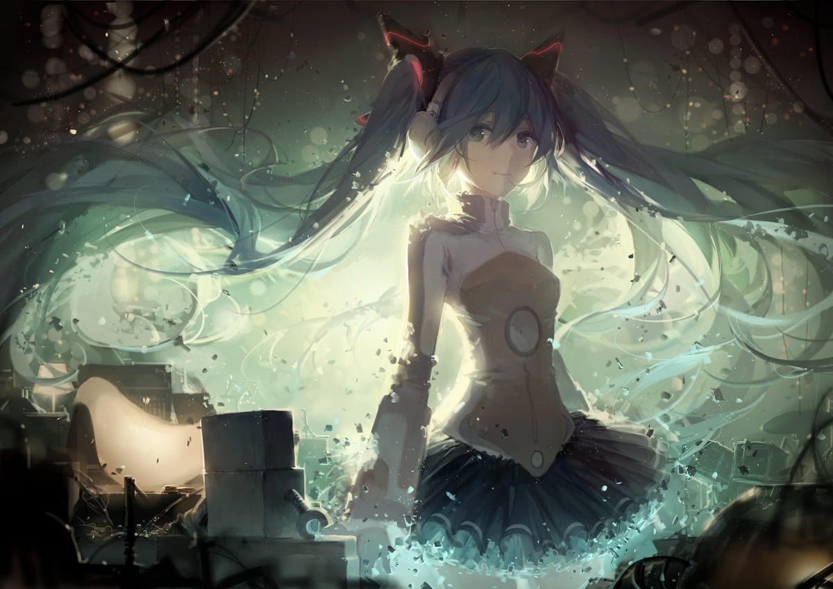 初音未来,miku,VOCALOID,萌图