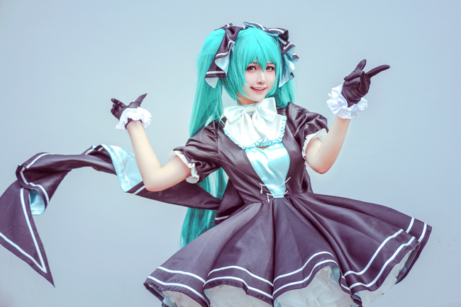 miku同人洋装cos正片