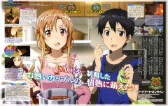 【Animedia】13年7月号刀剑神域杂志图